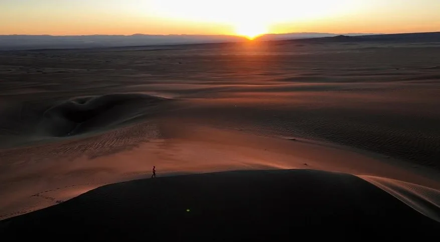 Atardecer en las dunas de Longacho, Pica